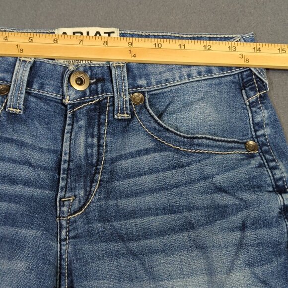 Ariat Jeans Men's 29x30 Blue M7 Slim Wessley Straight Western Denim - Picture 5 of 12